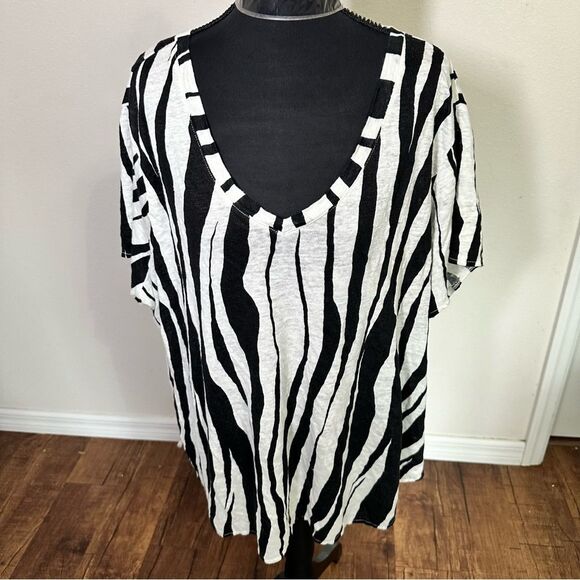Rachel Zoe Oversized Boxy T-Shirt 3X - Picture 1 of 5
